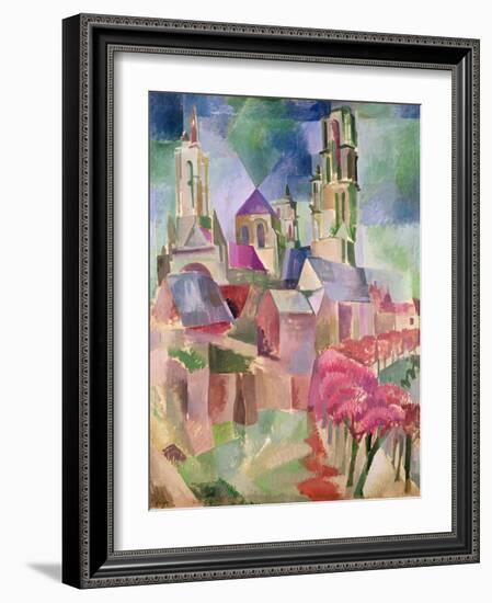 The Towers of Laon, 1911-Robert Delaunay-Framed Giclee Print