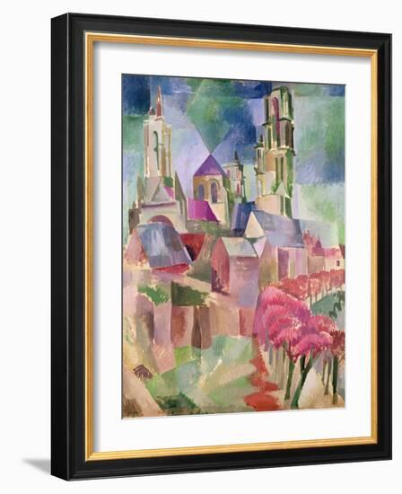 The Towers of Laon, 1911-Robert Delaunay-Framed Giclee Print