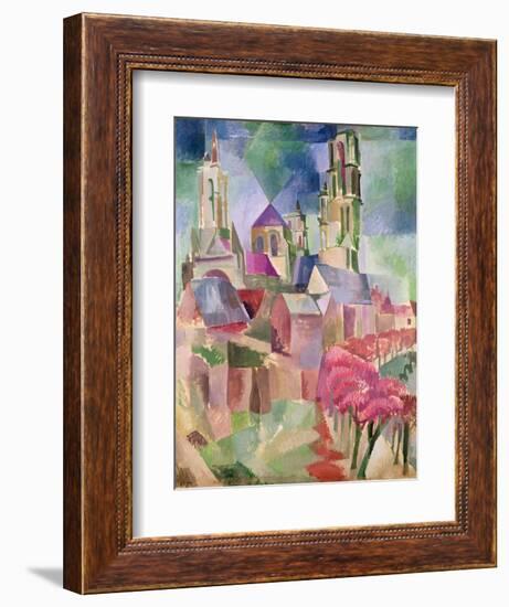 The Towers of Laon, 1911-Robert Delaunay-Framed Giclee Print