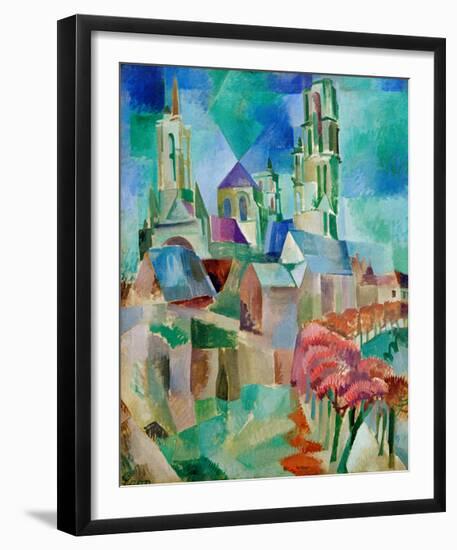 The Towers of Laon, 1912-Robert Delaunay-Framed Giclee Print