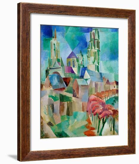 The Towers of Laon, 1912-Robert Delaunay-Framed Giclee Print