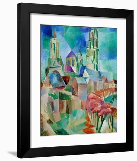 The Towers of Laon, 1912-Robert Delaunay-Framed Giclee Print