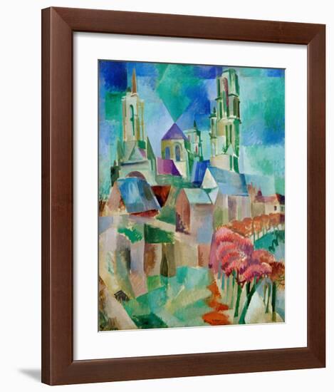 The Towers of Laon, 1912-Robert Delaunay-Framed Giclee Print