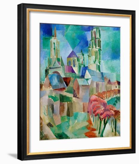 The Towers of Laon, 1912-Robert Delaunay-Framed Giclee Print