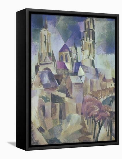 The Towers of Laon, 1912-Robert Delaunay-Framed Premier Image Canvas