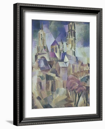 The Towers of Laon, 1912-Robert Delaunay-Framed Giclee Print