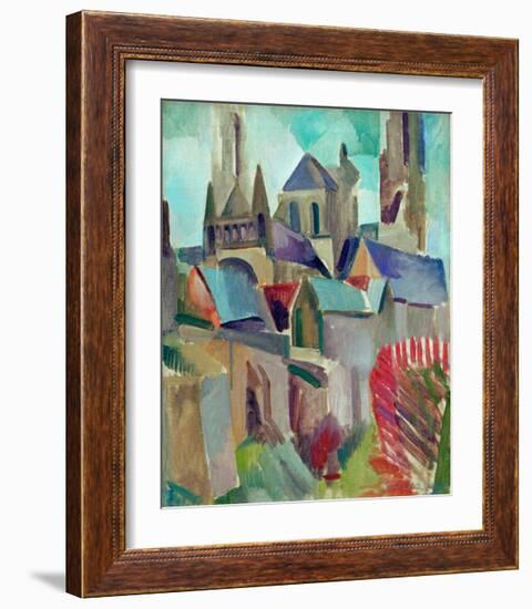 The Towers of Laon Study, 1912-Robert Delaunay-Framed Giclee Print