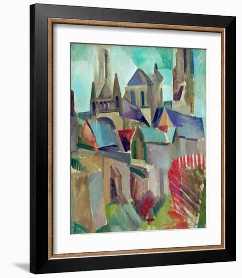 The Towers of Laon Study, 1912-Robert Delaunay-Framed Giclee Print