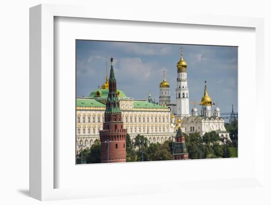 The Towers of the Kremlin, UNESCO World Heritage Site, Moscow, Russia, Europe-Michael Runkel-Framed Photographic Print