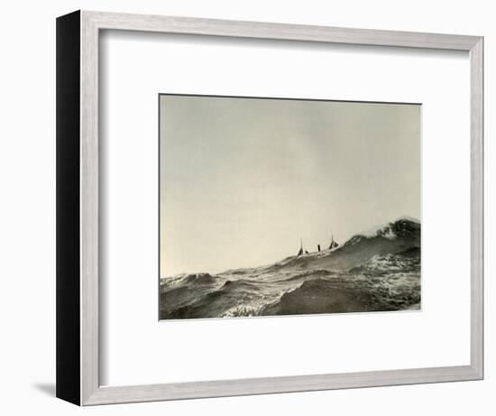 'The Towing Steamer Koonya...in a Heavy Sea', 1908, (1909)-Unknown-Framed Photographic Print