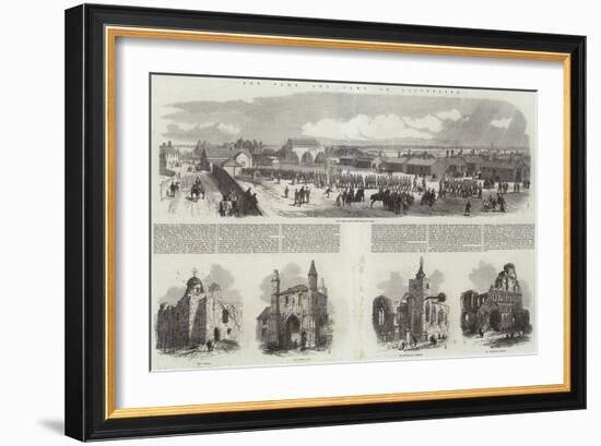 The Town and Camp of Colchester-Samuel Read-Framed Giclee Print