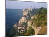 The Town and Church of Rocamadour in the Dordogne, Midi Pyrenees, France-Roy Rainford-Mounted Photographic Print