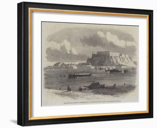 The Town and Fortress of Peterwardein, on the Danube-Samuel Read-Framed Giclee Print