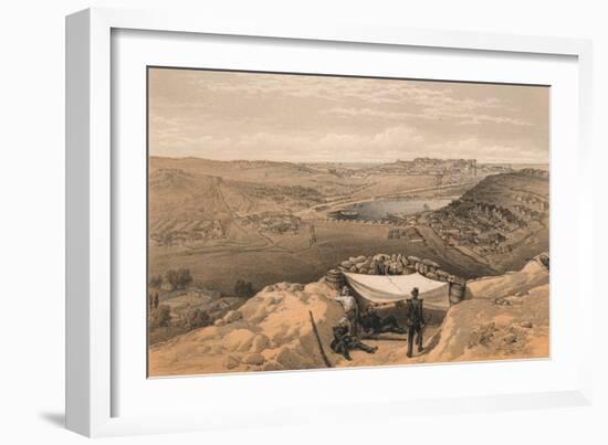 The Town Batteries or Interior Fortifications of Sebastopol, 1856-Thomas Picken-Framed Giclee Print