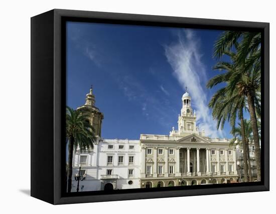 The Town Hall, Cadiz, Andalucia, Spain-Michael Busselle-Framed Premier Image Canvas