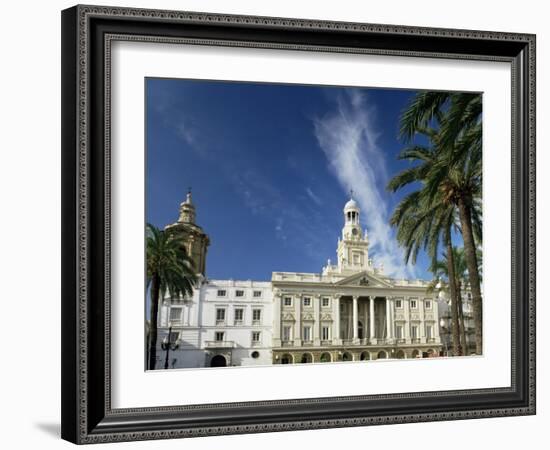 The Town Hall, Cadiz, Andalucia, Spain-Michael Busselle-Framed Photographic Print