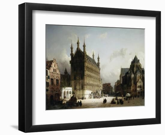 The Town Hall, Louvain, Belgium-Michael Neher-Framed Giclee Print