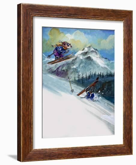 The Town Mouse and the Country Mouse, from 'Once Upon a Time'-Mendoza-Framed Giclee Print