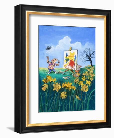 The Town Mouse and the Country Mouse-Philip Mendoza-Framed Giclee Print