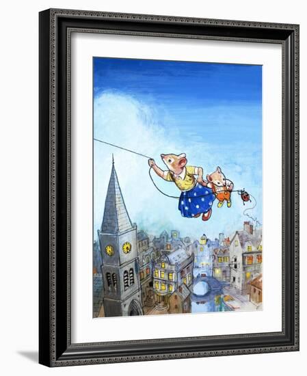 The Town Mouse and the Country Mouse-Philip Mendoza-Framed Giclee Print