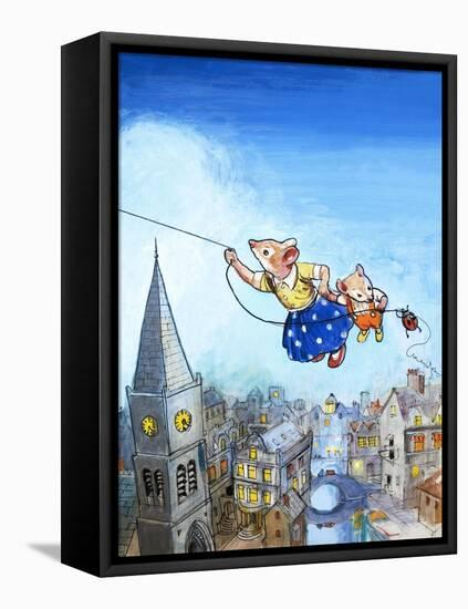 The Town Mouse and the Country Mouse-Philip Mendoza-Framed Premier Image Canvas