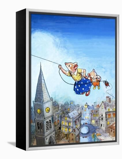 The Town Mouse and the Country Mouse-Philip Mendoza-Framed Premier Image Canvas