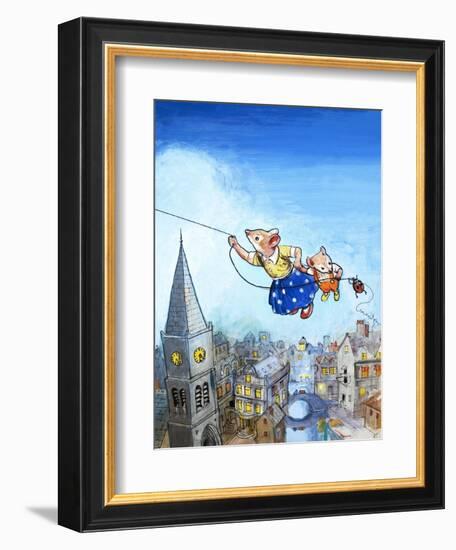 The Town Mouse and the Country Mouse-Philip Mendoza-Framed Giclee Print