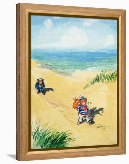 The Town Mouse and the Country Mouse-Mendoza-Framed Premier Image Canvas