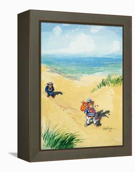 The Town Mouse and the Country Mouse-Mendoza-Framed Premier Image Canvas