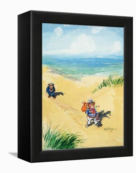 The Town Mouse and the Country Mouse-Mendoza-Framed Premier Image Canvas