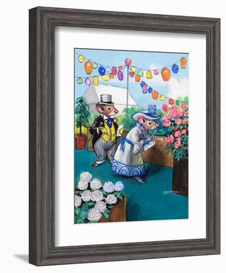 The Town Mouse and the Country Mouse-Mendoza-Framed Giclee Print