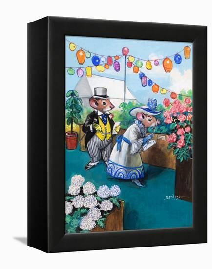 The Town Mouse and the Country Mouse-Mendoza-Framed Premier Image Canvas