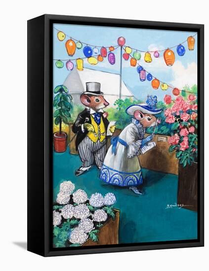 The Town Mouse and the Country Mouse-Mendoza-Framed Premier Image Canvas