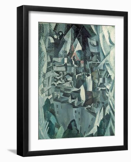 The Town No.2, 1910-Robert Delaunay-Framed Giclee Print