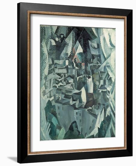 The Town No.2, 1910-Robert Delaunay-Framed Giclee Print