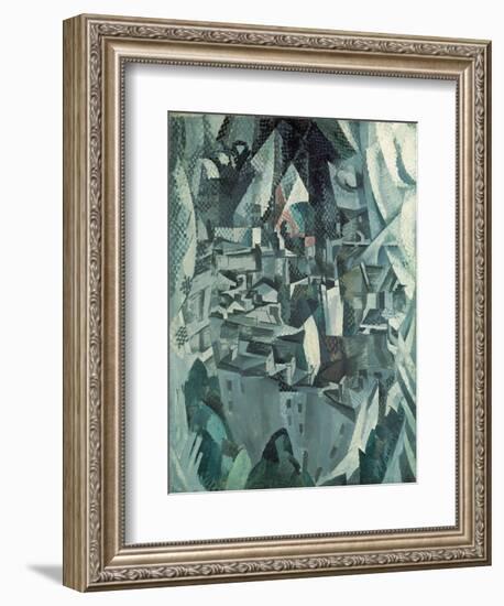 The Town No.2, 1910-Robert Delaunay-Framed Giclee Print