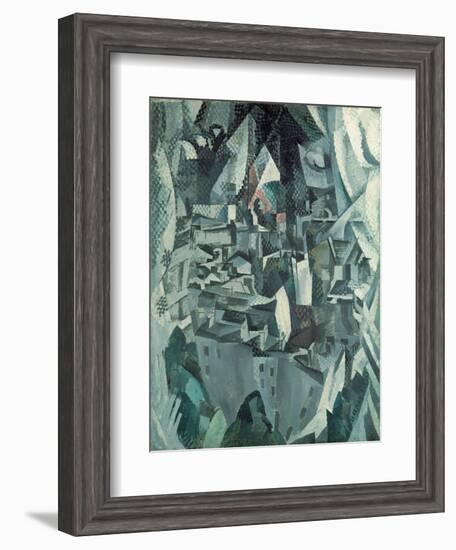 The Town No.2, 1910-Robert Delaunay-Framed Giclee Print