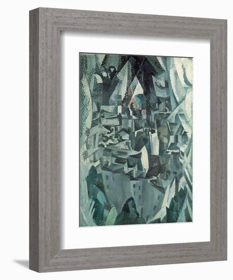 The Town No.2, 1910-Robert Delaunay-Framed Giclee Print