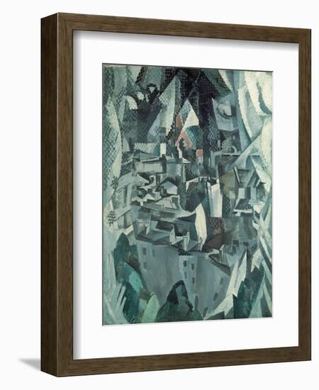 The Town No.2, 1910-Robert Delaunay-Framed Giclee Print