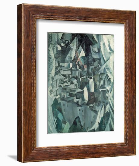 The Town No.2, 1910-Robert Delaunay-Framed Giclee Print