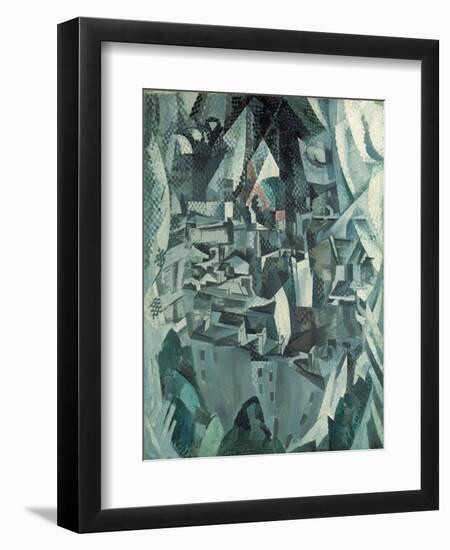 The Town No.2, 1910-Robert Delaunay-Framed Giclee Print