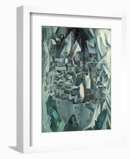The Town No.2, 1910-Robert Delaunay-Framed Giclee Print