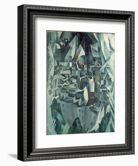 The Town No.2, 1910-Robert Delaunay-Framed Giclee Print