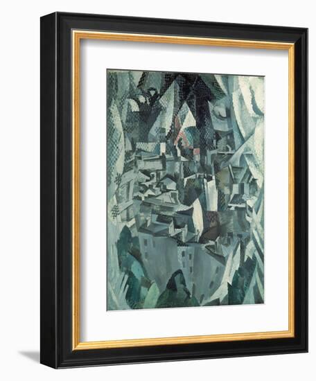 The Town No.2, 1910-Robert Delaunay-Framed Giclee Print