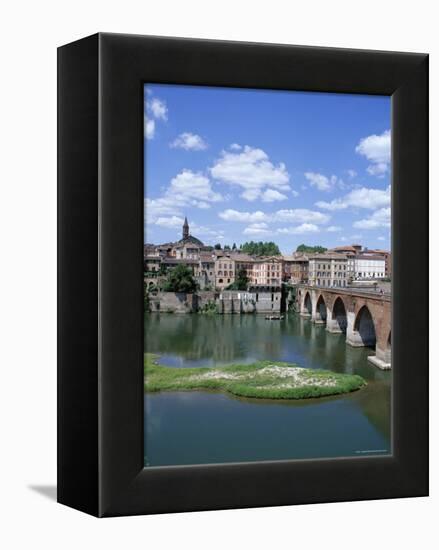 The Town of Albi, Tarn River, Tarn Region, Midi Pyrenees, France-J Lightfoot-Framed Premier Image Canvas