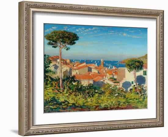 The Town of Collioure, C.1908-James Dickson Innes-Framed Giclee Print
