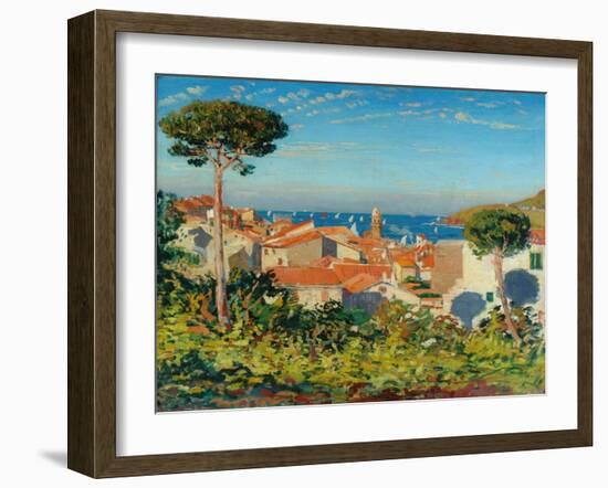 The Town of Collioure, C.1908-James Dickson Innes-Framed Giclee Print