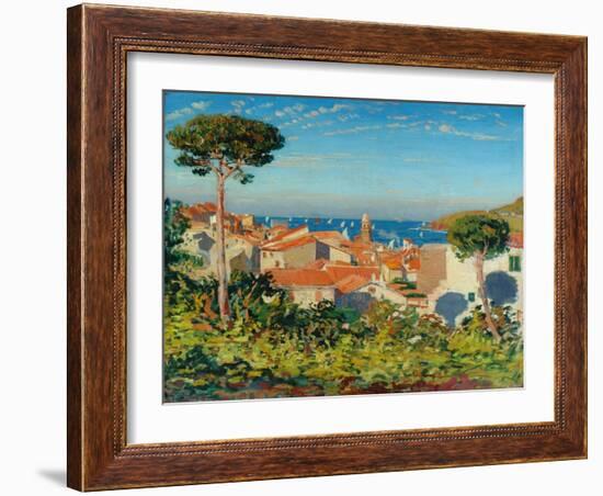 The Town of Collioure, C.1908-James Dickson Innes-Framed Giclee Print