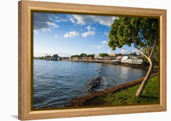 The Town of Lahaina, Maui, Hawaii, United States of America, Pacific-Michael-Framed Premier Image Canvas