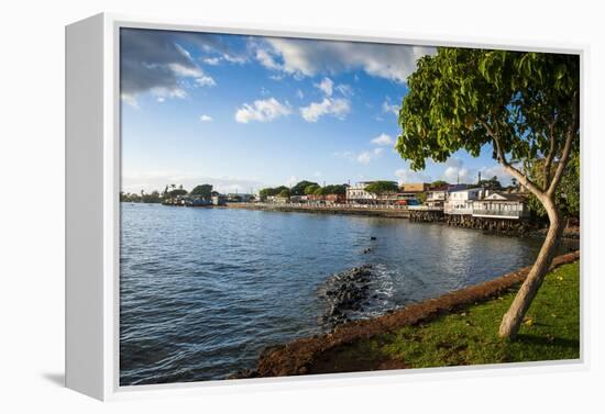 The Town of Lahaina, Maui, Hawaii, United States of America, Pacific-Michael-Framed Premier Image Canvas